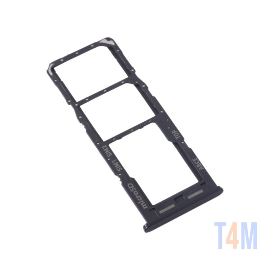 Single SIM Holder Outside Samsung Galaxy A23 Two SIM+MicroSD Cards Black